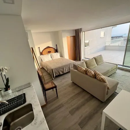アパート Povoa De Varzim-sleeps4-beachfront-ac-parking *